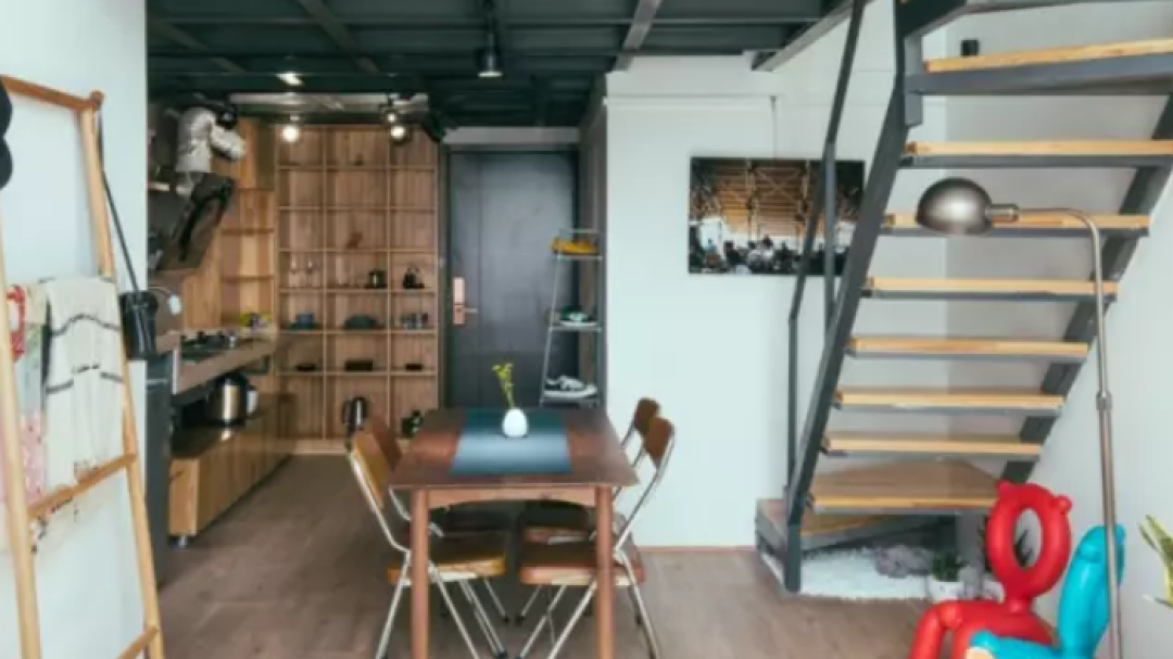 10w搞定80m²loft软硬装, 他家有最大的窗和好看耐脏的吊顶