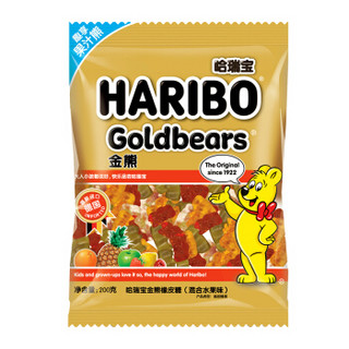 HARIBO 哈瑞宝 金熊橡皮糖 混合水果味 200g