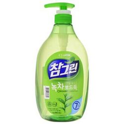 韩国狮王 常绿秀手绿茶洗涤剂1kg 厨具果蔬洗洁精 护肤不伤手(韩国进口) *2件