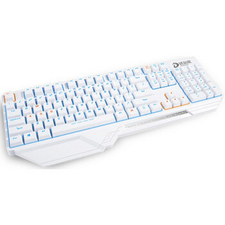  REACHACE 达尔优 DK300 104键游戏背光机械键盘 白色 青轴