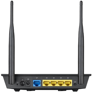 ASUS 华硕 RT-N12 D1 300M WiFi 4 家用路由器 黑色