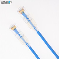 AMP NETCONNECT 安普网联 1859882-2 6类非屏蔽超细跳线 蓝色 2米