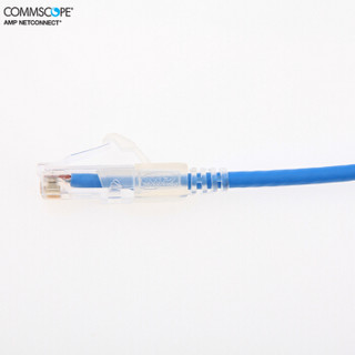  AMP NETCONNECT 安普网联 1859882-2 6类非屏蔽超细跳线 蓝色 2米