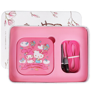 Hello Kitty 凯蒂猫 KT1502 便携充电宝化妆镜 4000mAh