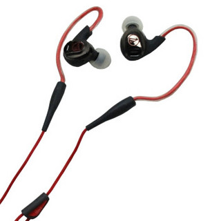  audio-technica 铁三角 ATH-SPORT3 入耳运动耳机 红色