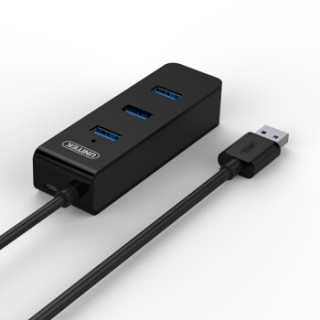 UNITEK 优越者 Y-3098ABK USB3.0高速扩展4口HUB集线器