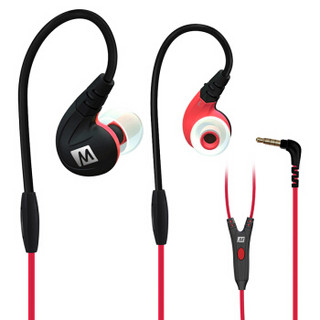  MEELECTRONICS 迷籁 M7P耳挂式专业运动耳机 红色