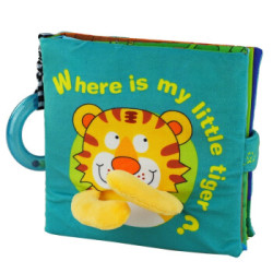 拉拉布书 where is my little tiger 1-2岁婴儿早教书 *5件