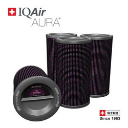 HealthPro IQAir AURA GC MultiGas Cartridges&Post-Filter Sleeves空气净化器滤芯筒和滤网罩组合