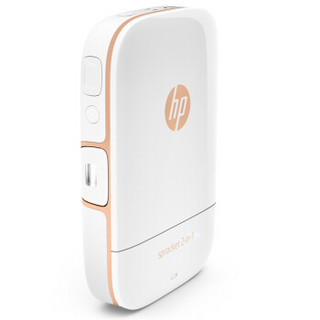 HP 惠普 sprocket 2-in-1 手机照片打印机 (白色)
