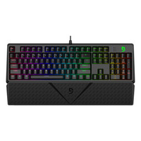 Fühlen 富勒 G900S RGB背光机械键盘 黑色 青轴