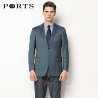PORTS 宝姿 NK1L009QFF008 男士羊毛桑蚕丝西服