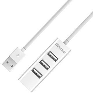  llano 绿巨能 USB 2.0 四口集线器 0.8m