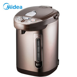 美的（Midea）电热水瓶 304不锈钢电水壶 5L容量 多段温控电热水壶 凉白开一键通烧水壶PF703-50T *3件