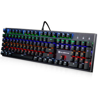 SUNSONNY 森松尼 S-J5 机械键盘 (青轴、黑色、背光)