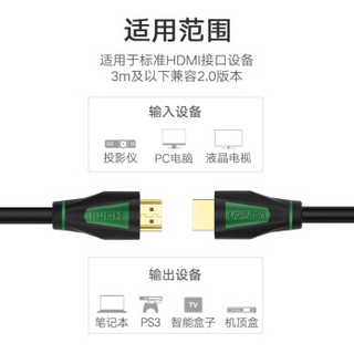 UGREEN 绿联 HDMI线 4K数字高清线1.4版 (5米)