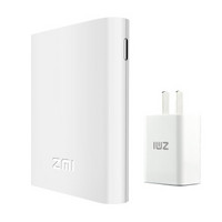  ZMI 紫米 MF855 4G 无线 随身路由+ZMI 10W  USB快充 插头 白色 套装