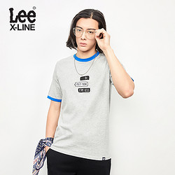 Lee男装 2018春夏新品X-LINE花灰短袖T恤L319201RFG5M