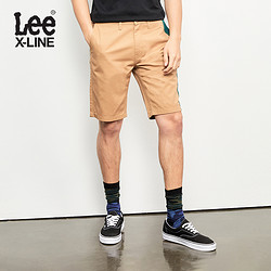 Lee男装 2018春夏新品XLINE卡其色短裤LMR9022SK5FE