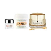 LA MER 海蓝之谜 护肤套装（修护眼霜 15ml+精华乳霜 60ml）+ DIAMBEAUTÉ 钻石活肤面霜 50ml