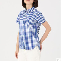 無印良品 無印良品 MUJI 27SC787 女式短袖衬衫