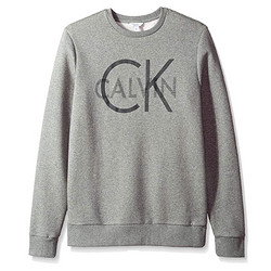 CALVIN KLEIN 卡尔文·克莱 男士LOGO 圆领套头卫衣