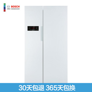 博世 KAN92V02TI 变频风冷无霜 610升 对开门冰箱 白色