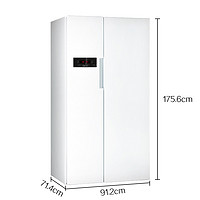 BOSCH 博世 KAN92V02TI 对开门冰箱 610升