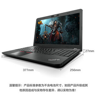 ThinkPad 思考本 E系列 E550（6MCD）15.6英寸 笔记本电脑 酷睿i3-5005U 4GB 500GB HDD R7 M265 黑色