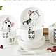 京东PLUS会员：瓷工巧匠 餐具套装22头 卡通猫