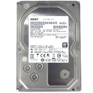  HGST 昱科 7200转64M SATA6Gb/s NAS网络硬盘 4TB