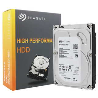 SEAGATE 希捷 Surveillance系列 3.5英寸监控级硬盘 3TB 64MB(5900rpm、PMR)ST3000VX006