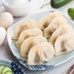 三全 素水饺 黄瓜鸡蛋口味 450g  *2件