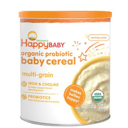 HAPPYBABY 禧贝 有机婴儿混合谷物米粉 3段 198克  *6件