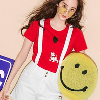 Semir 森马 #13216250009 女士背带短裤