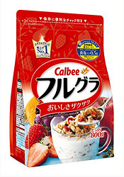 Calbee 卡乐比 水果颗粒果仁谷物冲饮麦片 800g