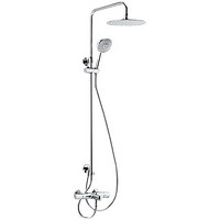中亚Prime会员: KOHLER 科勒 K-21088T-9-CP 齐乐恒温三出水淋浴花洒套装