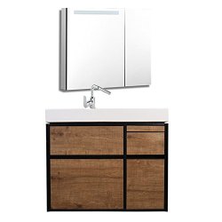 KOHLER 科勒 K-20020T-H14 博纳浴室柜组合 900mm (包含龙头76602+镜柜) 