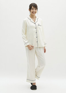 GU 极优 Hello Kitty 297183 缎纹家居服套装