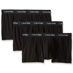 CALVIN KLEIN 卡尔文·克莱 男士棉质弹力平角裤 3条装