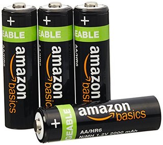  AmazonBasics 亚马逊倍思 AA镍氢充电电池 5号 4节装 2000mAh