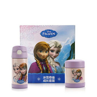 THERMOS 膳魔师 冰雪奇缘系列 F4013 FF+F3003 FF 儿童保温吸管杯套装 (355ml+313ml)