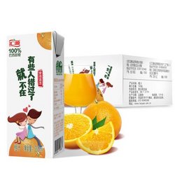 汇源 爱情宣言 100 %橙汁200ml*24瓶