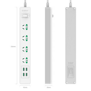 ORICO 奥睿科 DPC-4A4U 智能USB 4口充电插座