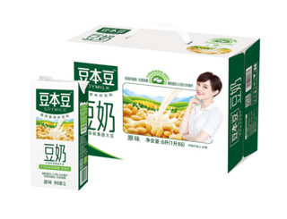 豆本豆 原味豆奶 植物蛋白饮料  1L*6盒