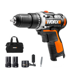 WORX 威克士 WX128.7 12伏锂电钻双电版  