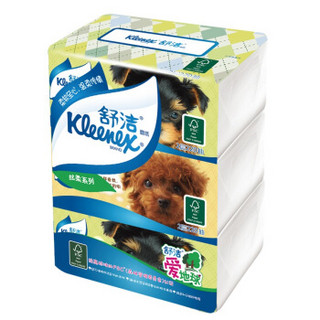 Kleenex 舒洁 抽纸 2层*220抽*3包 