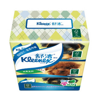 Kleenex 舒洁 抽纸 2层*220抽*3包 