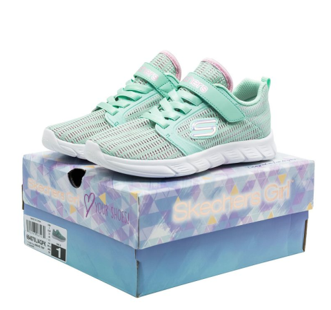 SKECHERS 斯凯奇 儿童透气网面运动鞋 2018