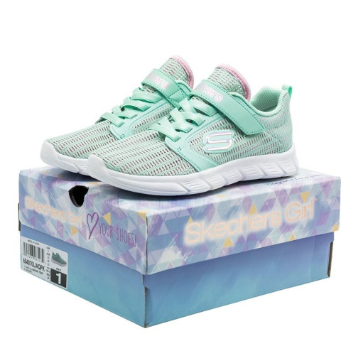 SKECHERS 斯凯奇 儿童透气网面运动鞋 2018